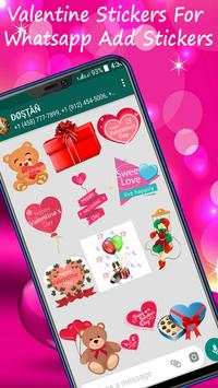 Valentine's Stickers For Whatsapp - WAStickers screenshot 1
