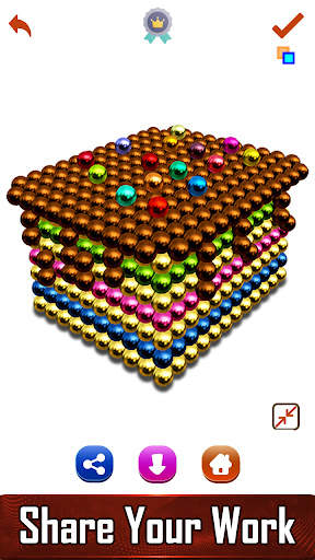 Magnetic Balls 3D - Paint by Number, Magnet World screenshot 7