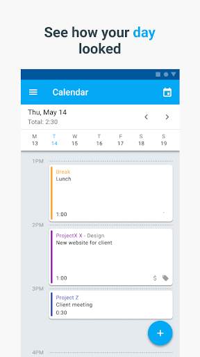 Clockify Time Tracker скриншот 3