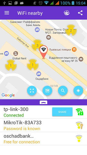 WiFi nearby screenshot 1