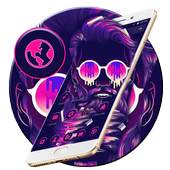 Purple Neon Tide Man Theme 1.1.3