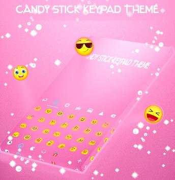 Candy Stick Keypad Theme screenshot 2