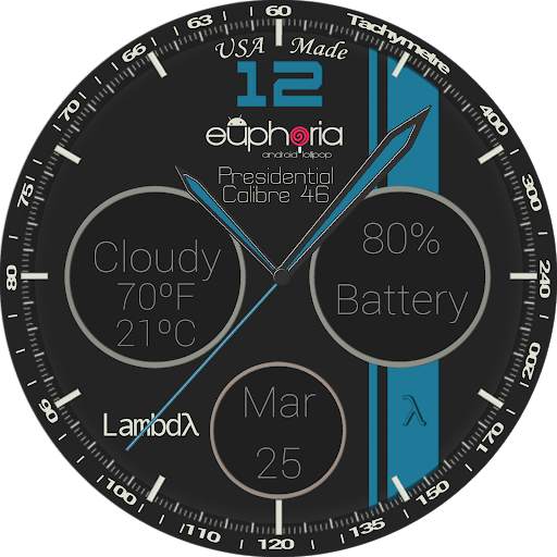 Lambdλ™ Euphoria-OS Watch Face screenshot 3