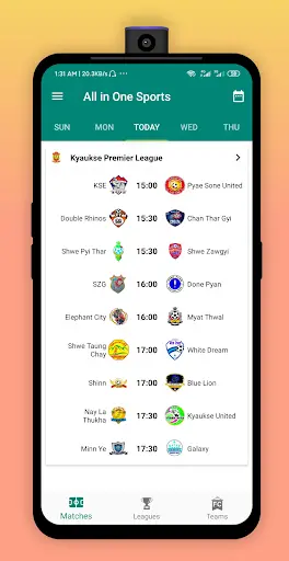 All in One Sports screenshot 1