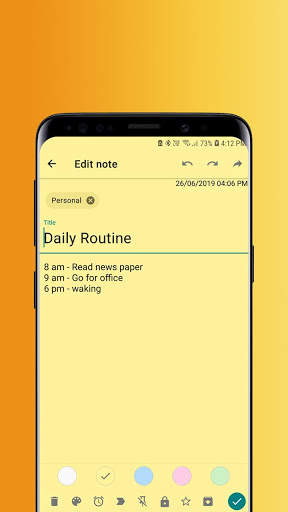 Daily Notes - Lists, Notes and Reminder скриншот 5