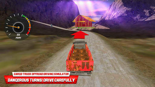 Cargo Truck Offroad Driving Simulator-Hill Station screenshot 4