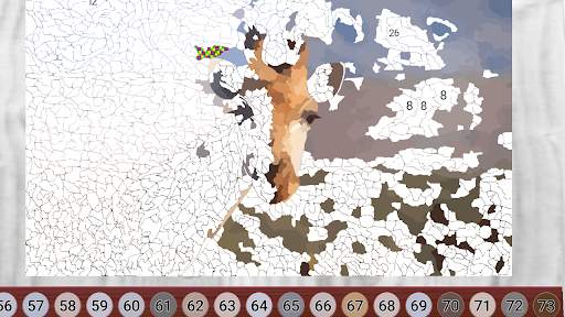 Fluffy Colors: Color by Number screenshot 1