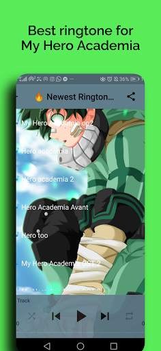 Boku no Hero Ringtone Academia Offline screenshot 3