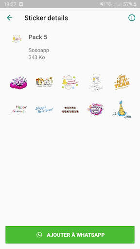 Happy New Year – WAStickerApps screenshot 4