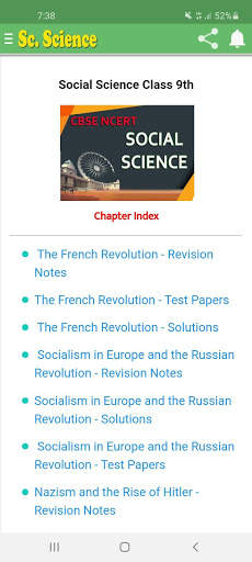 Social Science Class 9 Mobile App screenshot 3