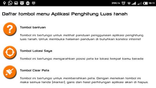Aplikasi Penghitung Luas Tanah screenshot 5
