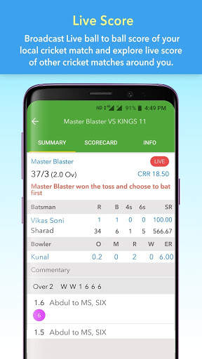 CricSync The Best Cricket Scoring App screenshot 5