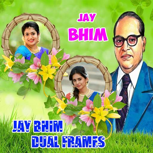 Bhim Ambedkar Dual Photo Frames 5.0