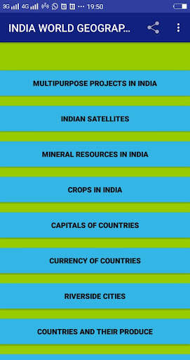 India World Geography 1600 Que screenshot 4