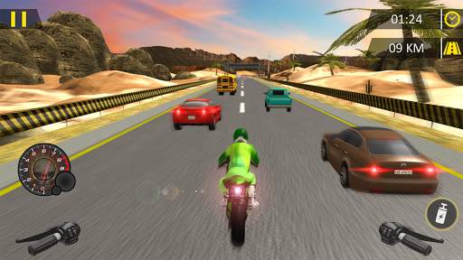 Moto Bike Racing: Endless Traffic Racer 🚵‍♀️ screenshot 3