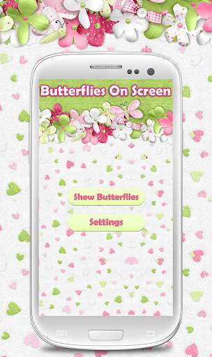 Butterflies Flying On Screen screenshot 1