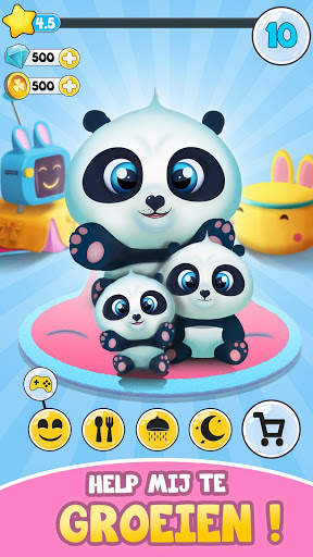 Pu - Kleine reuzenpanda, virtuele huisdieren screenshot 2