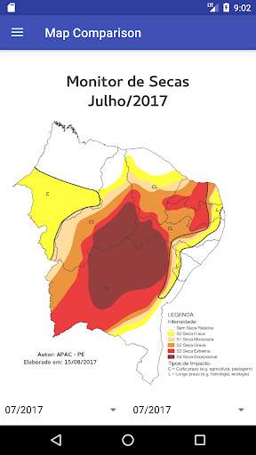 Brazil Drought Monitor screenshot 4
