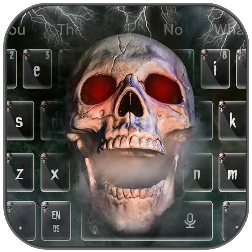Horror Death Skull Keyboard Theme 10001001