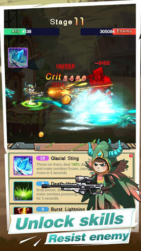 Zombies Gun - War Of Plants Evolution screenshot 2