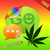 Theme Weed Ganja for GO SMS 3.0