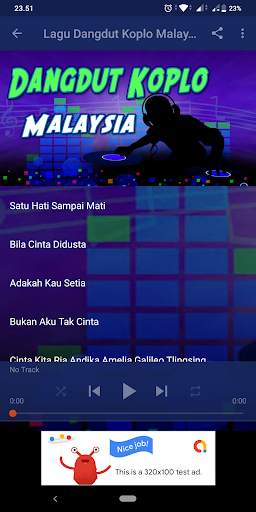 Mp3 Dangdut Malaysia Offline screenshot 3