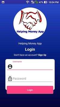 Helping Money App स्क्रीनशॉट 1