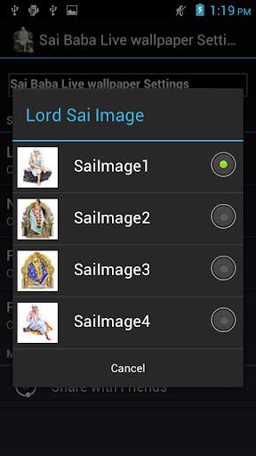 Sai Baba Live wallpaper screenshot 5