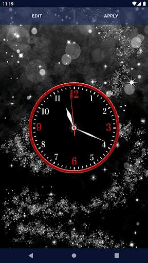Black Clock Live Wallpaper screenshot 6