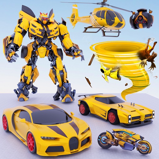 Tornado Robot Shooting Games icon