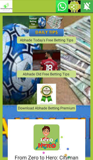 Abhade Betting Tips Free screenshot 1