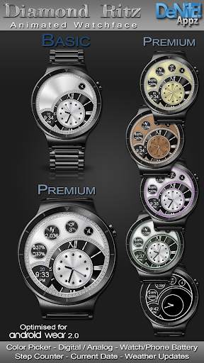 Diamond Ritz HD Watch Face Widget & Live Wallpaper screenshot 1
