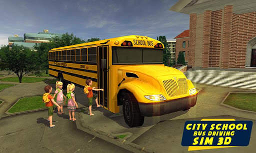 City High School Bus Driving Simulator 2018 screenshot 2