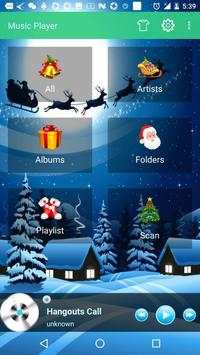 Christmas Music Theme For Free Music Player screenshot 1