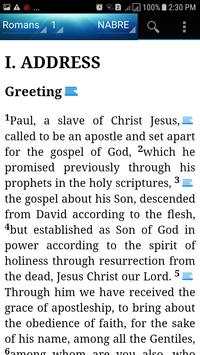 Holy Bible New American Revised Edition(NABRE) screenshot 11