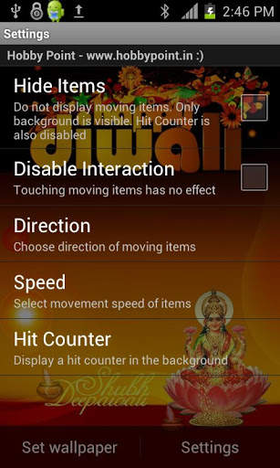 Diwali HQ Live Wallpaper screenshot 3