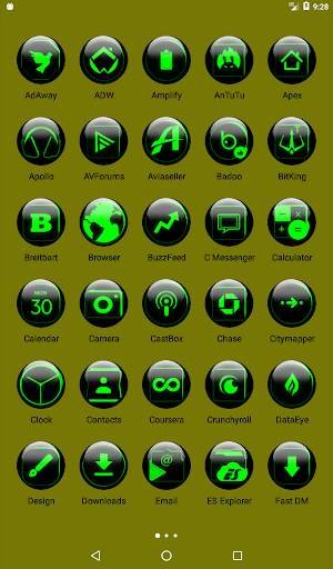 Green Glass Orb Icon Pack screenshot 10