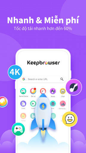 KeepBrowser - Nhanh, An Toàn & Bảo Mật screenshot 2