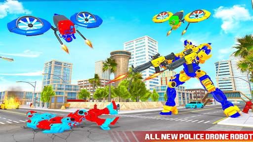 Police Dog Drone Robot Car screenshot 6