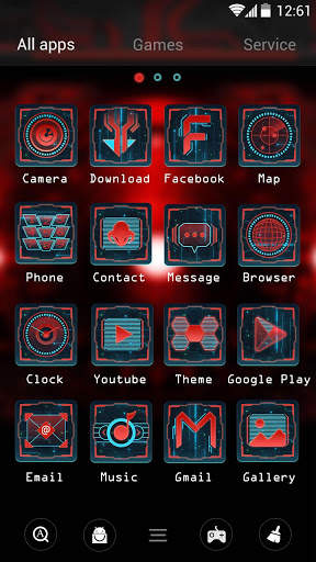 Ultra Era GO Launcher Theme screenshot 3