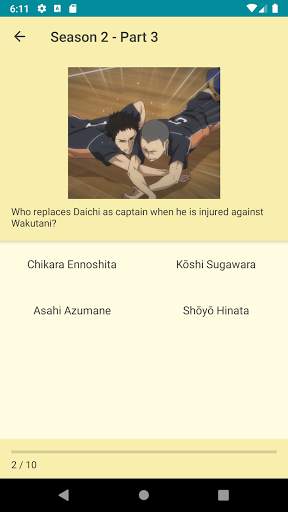 Haikyuu Trivia screenshot 2