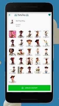 Toy Story Stickers 2 تصوير الشاشة