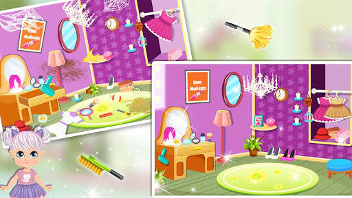 Messy Doll House Cleaner: Home Cleanup Games screenshot 5