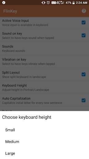 FlinKey - Fast Keyboard स्क्रीनशॉट 3