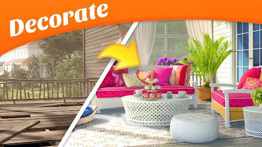 Sweet Home Design- Candy Match screenshot 2