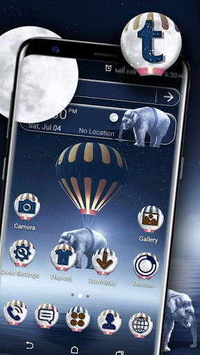Elephant Balloon Launcher Theme screenshot 1