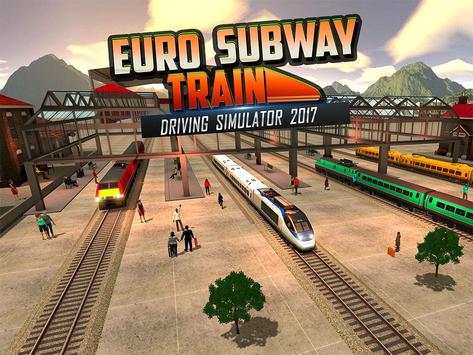 Euro Subway Train Driving Simulator 2017 screenshot 8