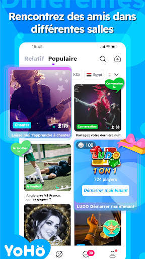 YoHo : Chat vocal de groupe screenshot 2