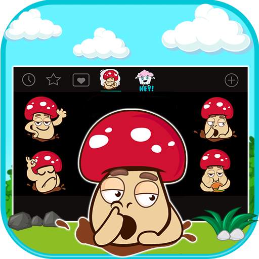 Funny Mushrooms Emoji Stickers 1.0