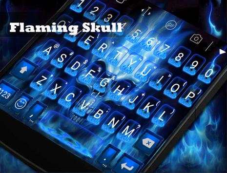 Flaming Skull Eva Keyboard screenshot 1